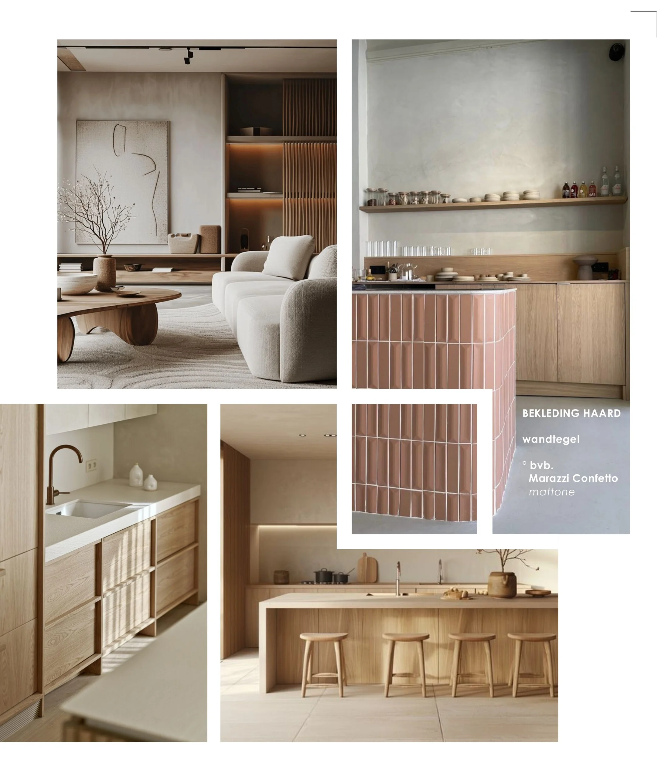 Pi. Japandi moodboard